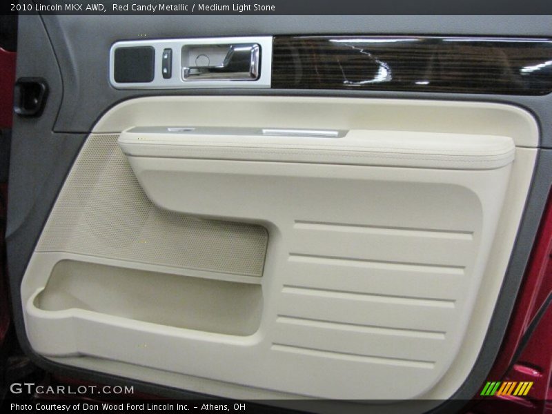 Red Candy Metallic / Medium Light Stone 2010 Lincoln MKX AWD