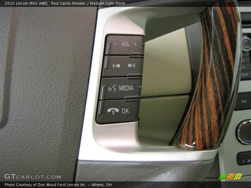 Red Candy Metallic / Medium Light Stone 2010 Lincoln MKX AWD