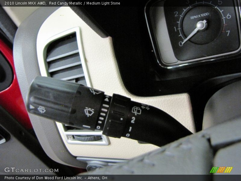 Red Candy Metallic / Medium Light Stone 2010 Lincoln MKX AWD