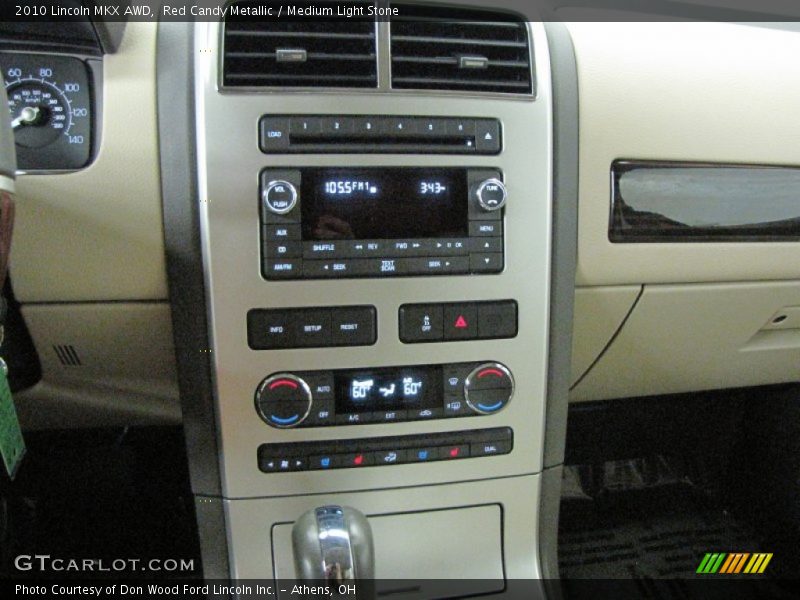 Red Candy Metallic / Medium Light Stone 2010 Lincoln MKX AWD