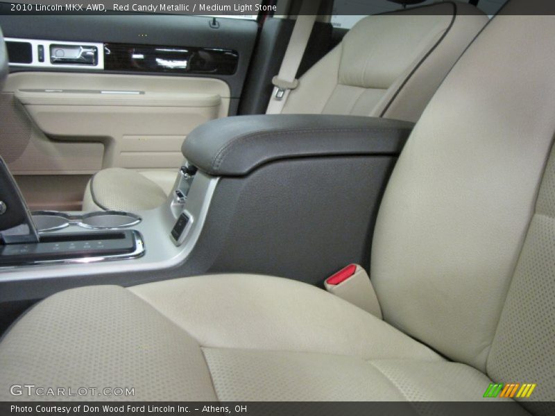 Red Candy Metallic / Medium Light Stone 2010 Lincoln MKX AWD