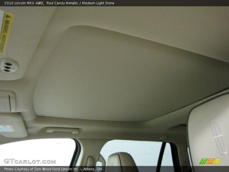 Red Candy Metallic / Medium Light Stone 2010 Lincoln MKX AWD
