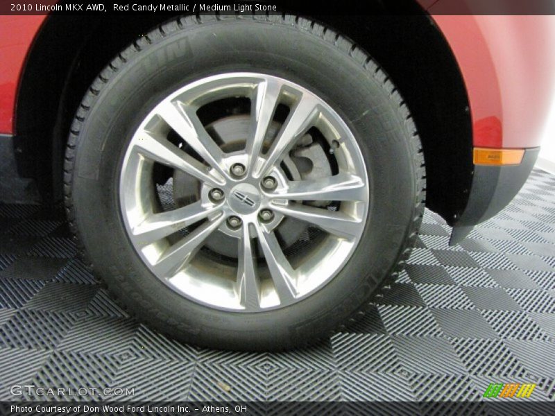 Red Candy Metallic / Medium Light Stone 2010 Lincoln MKX AWD
