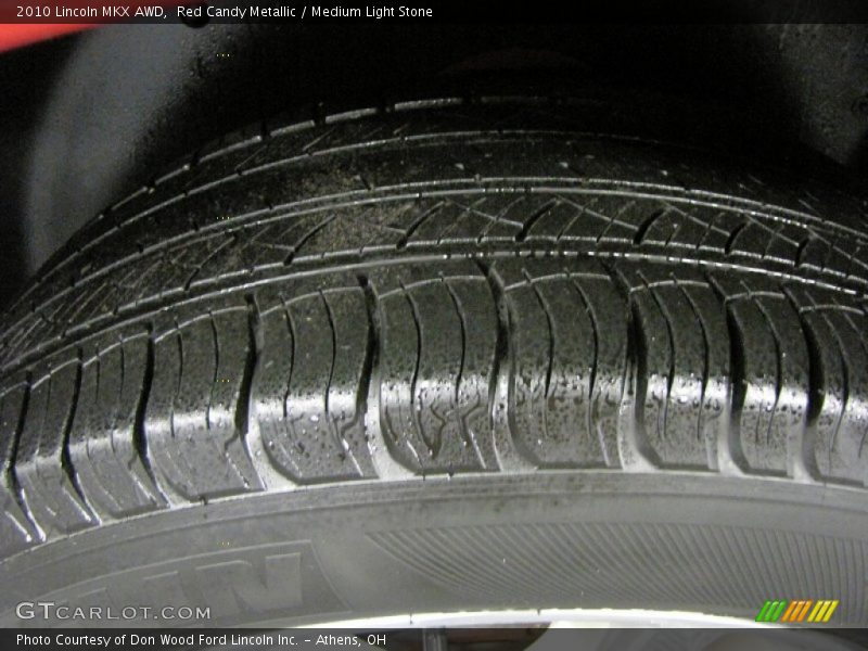 Red Candy Metallic / Medium Light Stone 2010 Lincoln MKX AWD
