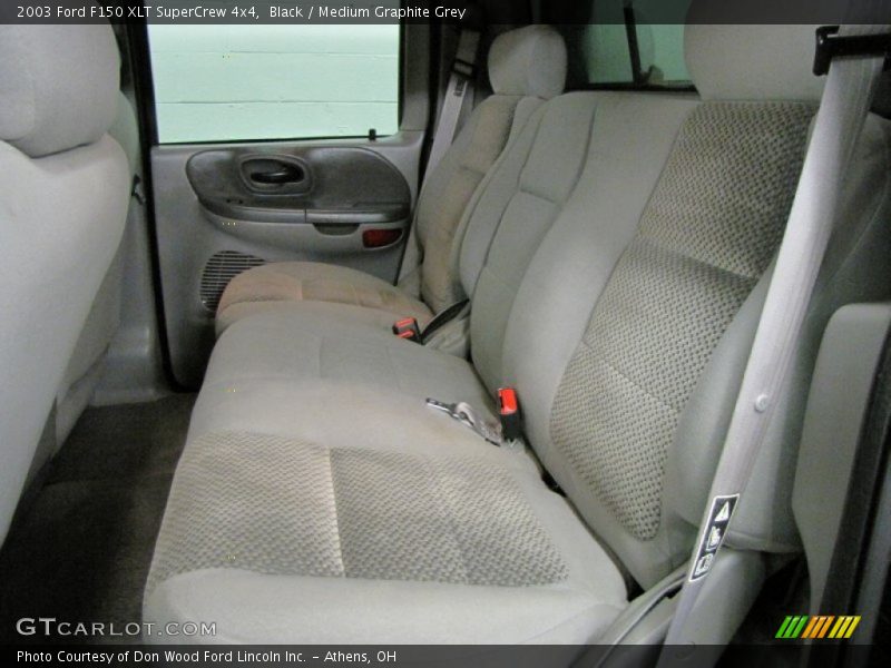 Black / Medium Graphite Grey 2003 Ford F150 XLT SuperCrew 4x4