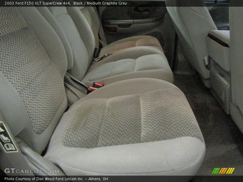 Black / Medium Graphite Grey 2003 Ford F150 XLT SuperCrew 4x4
