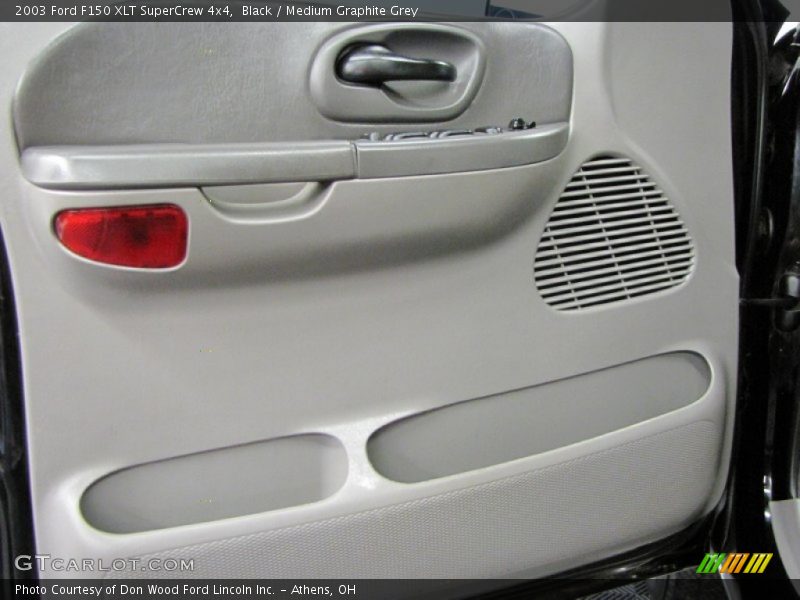 Black / Medium Graphite Grey 2003 Ford F150 XLT SuperCrew 4x4