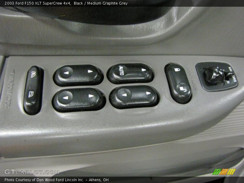 Black / Medium Graphite Grey 2003 Ford F150 XLT SuperCrew 4x4