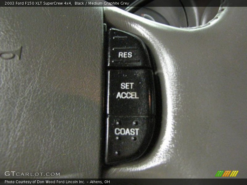 Black / Medium Graphite Grey 2003 Ford F150 XLT SuperCrew 4x4