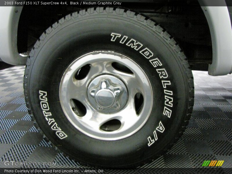 Black / Medium Graphite Grey 2003 Ford F150 XLT SuperCrew 4x4