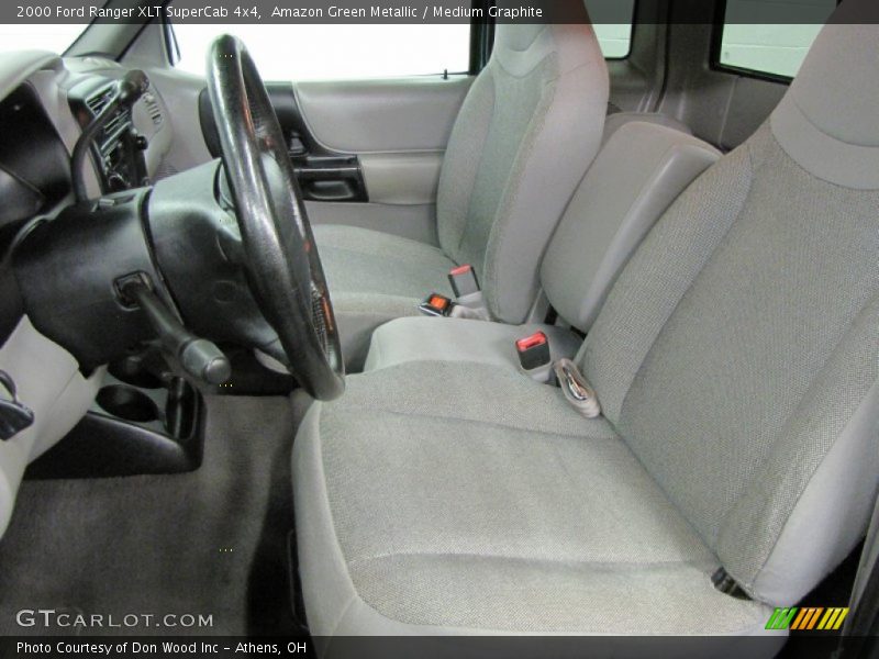 Amazon Green Metallic / Medium Graphite 2000 Ford Ranger XLT SuperCab 4x4