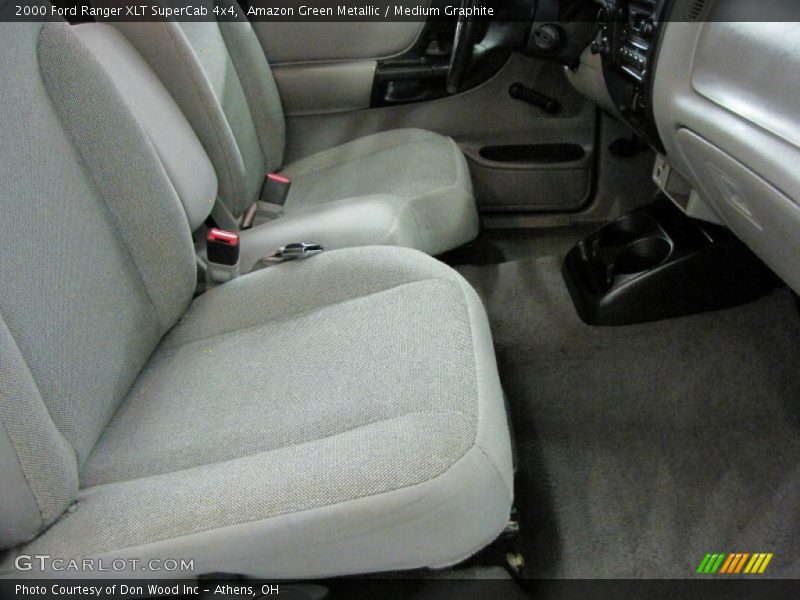 Amazon Green Metallic / Medium Graphite 2000 Ford Ranger XLT SuperCab 4x4