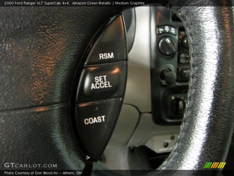 Amazon Green Metallic / Medium Graphite 2000 Ford Ranger XLT SuperCab 4x4