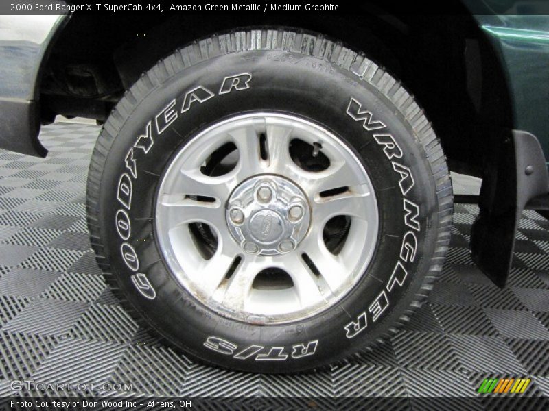 Amazon Green Metallic / Medium Graphite 2000 Ford Ranger XLT SuperCab 4x4