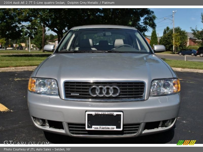 Dolphin Grey Metallic / Platinum 2004 Audi A6 2.7T S-Line quattro Sedan