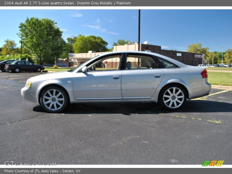 Dolphin Grey Metallic / Platinum 2004 Audi A6 2.7T S-Line quattro Sedan