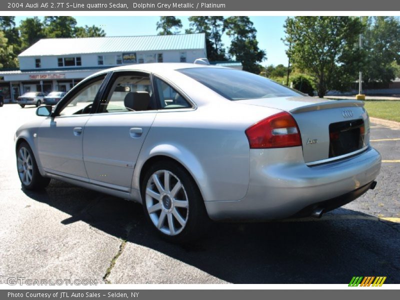 Dolphin Grey Metallic / Platinum 2004 Audi A6 2.7T S-Line quattro Sedan