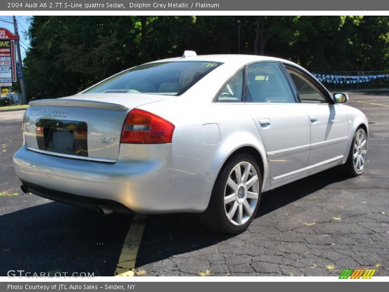 Dolphin Grey Metallic / Platinum 2004 Audi A6 2.7T S-Line quattro Sedan