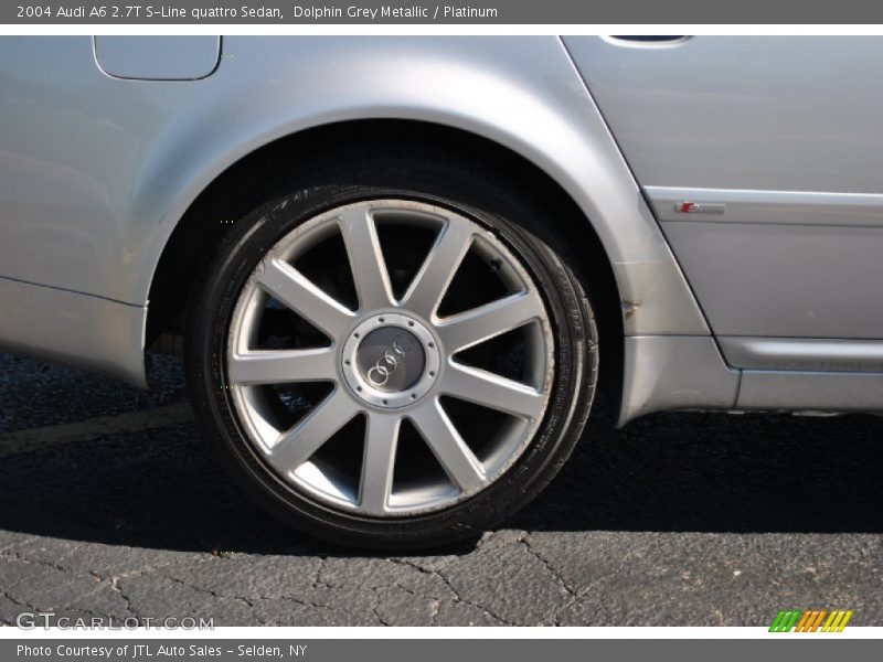 Dolphin Grey Metallic / Platinum 2004 Audi A6 2.7T S-Line quattro Sedan