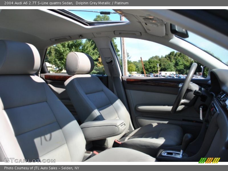 Dolphin Grey Metallic / Platinum 2004 Audi A6 2.7T S-Line quattro Sedan