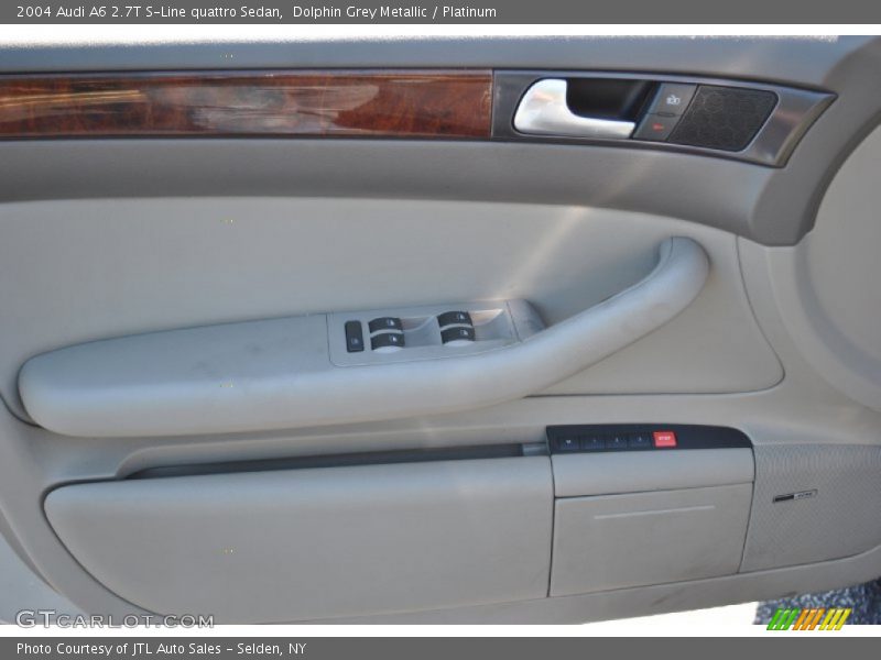 Dolphin Grey Metallic / Platinum 2004 Audi A6 2.7T S-Line quattro Sedan