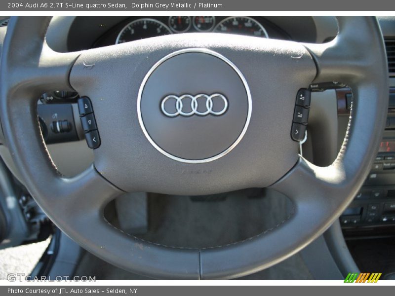 Dolphin Grey Metallic / Platinum 2004 Audi A6 2.7T S-Line quattro Sedan