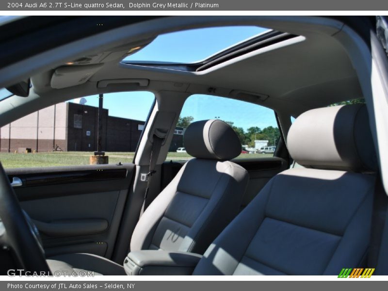 Dolphin Grey Metallic / Platinum 2004 Audi A6 2.7T S-Line quattro Sedan