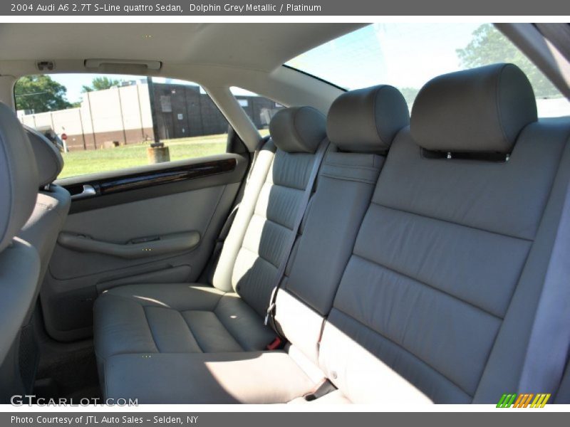 Dolphin Grey Metallic / Platinum 2004 Audi A6 2.7T S-Line quattro Sedan