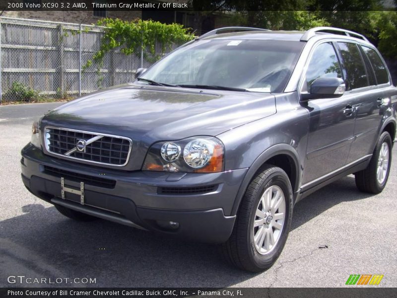 Titanium Gray Metallic / Off Black 2008 Volvo XC90 3.2 AWD