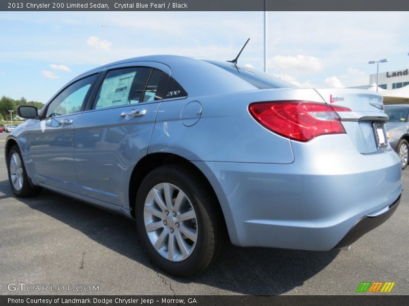 Crystal Blue Pearl / Black 2013 Chrysler 200 Limited Sedan