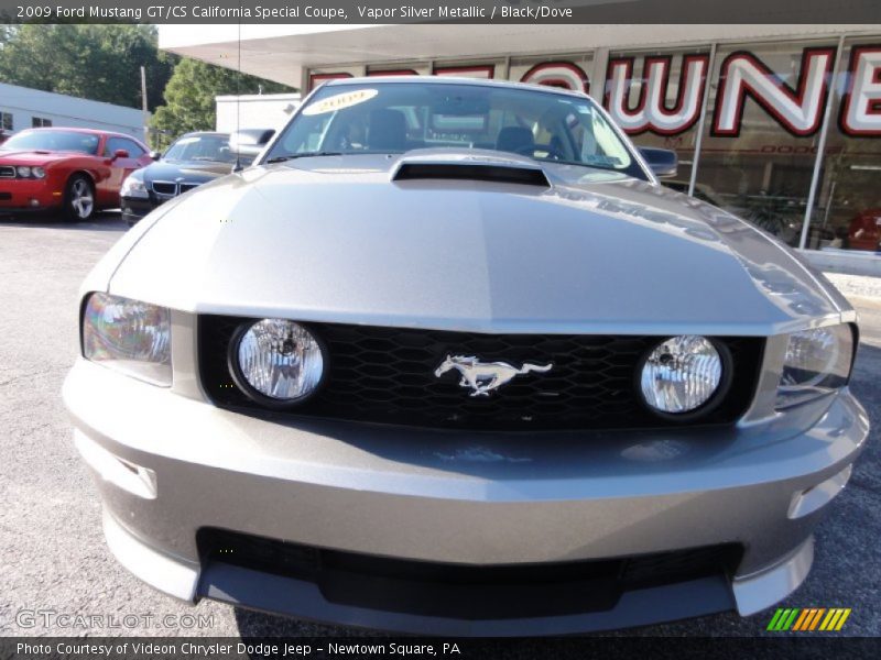 Vapor Silver Metallic / Black/Dove 2009 Ford Mustang GT/CS California Special Coupe