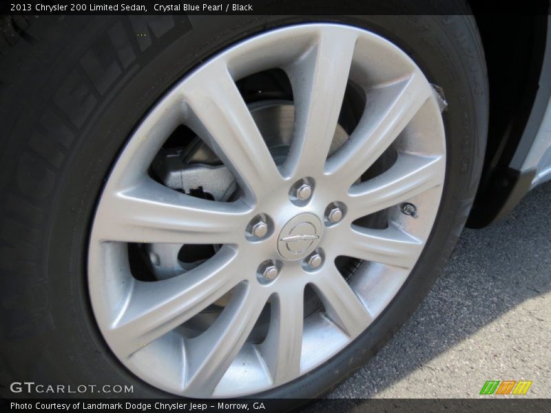 Crystal Blue Pearl / Black 2013 Chrysler 200 Limited Sedan
