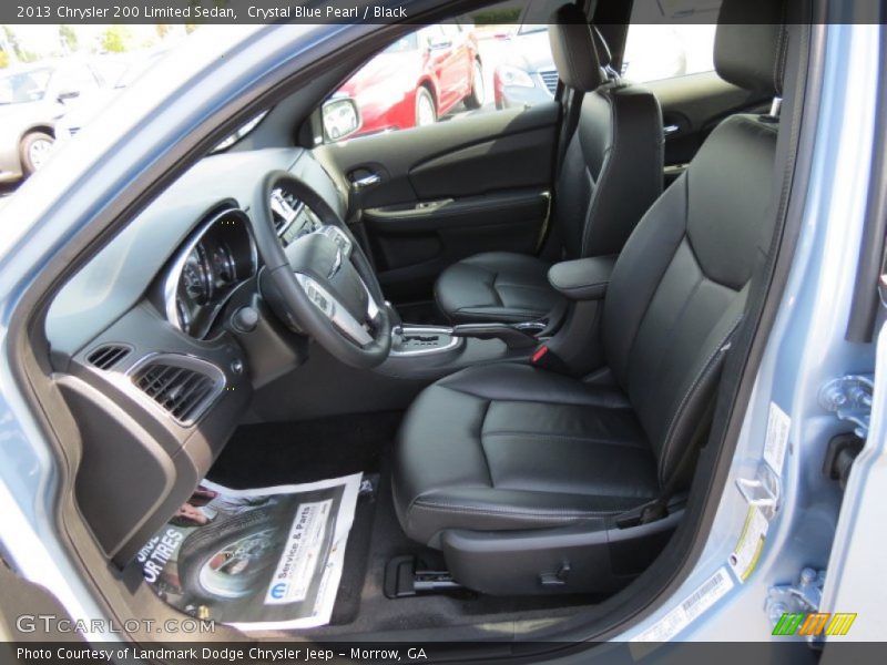 Crystal Blue Pearl / Black 2013 Chrysler 200 Limited Sedan
