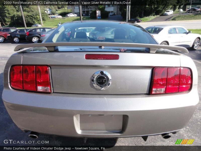 Vapor Silver Metallic / Black/Dove 2009 Ford Mustang GT/CS California Special Coupe