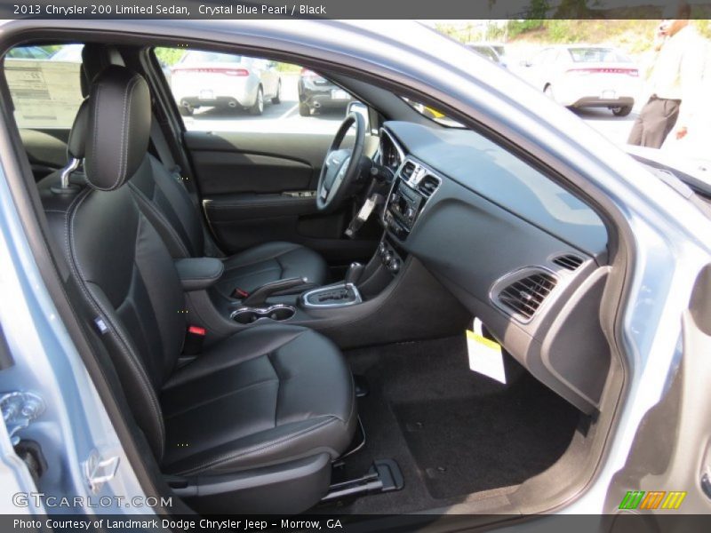 Crystal Blue Pearl / Black 2013 Chrysler 200 Limited Sedan