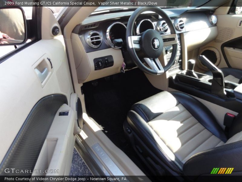 Vapor Silver Metallic / Black/Dove 2009 Ford Mustang GT/CS California Special Coupe