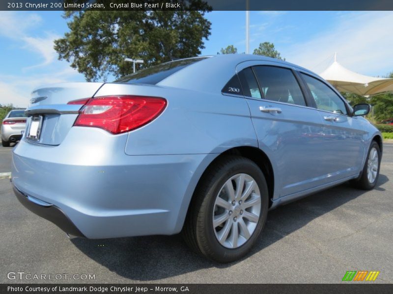 Crystal Blue Pearl / Black 2013 Chrysler 200 Limited Sedan