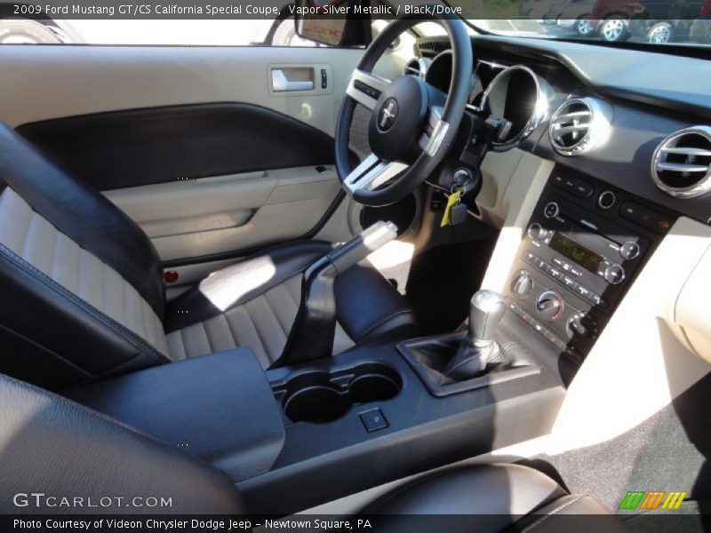 Vapor Silver Metallic / Black/Dove 2009 Ford Mustang GT/CS California Special Coupe