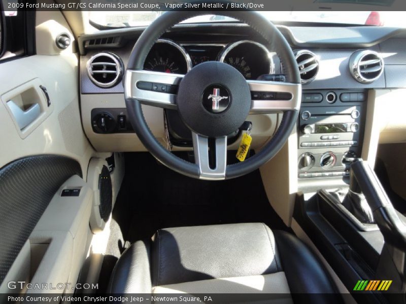 Vapor Silver Metallic / Black/Dove 2009 Ford Mustang GT/CS California Special Coupe