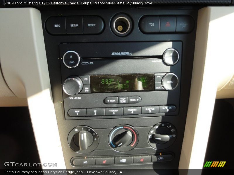 Vapor Silver Metallic / Black/Dove 2009 Ford Mustang GT/CS California Special Coupe
