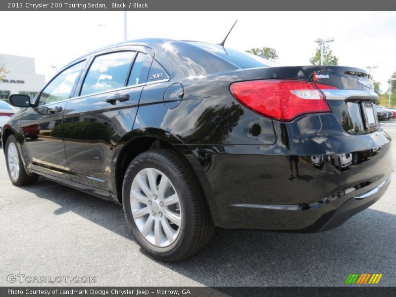 Black / Black 2013 Chrysler 200 Touring Sedan