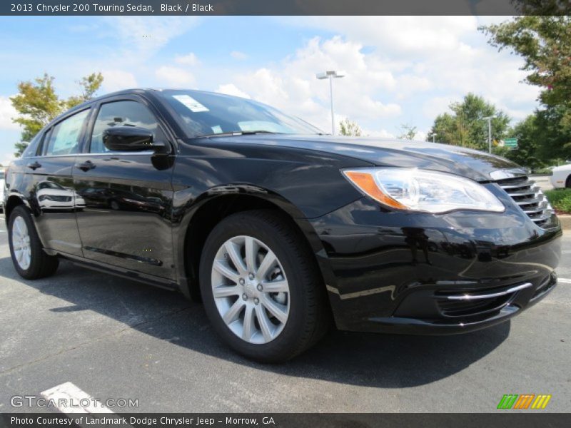 Black / Black 2013 Chrysler 200 Touring Sedan