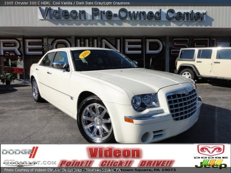 Cool Vanilla / Dark Slate Gray/Light Graystone 2005 Chrysler 300 C HEMI