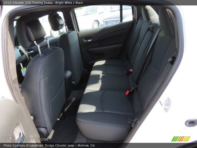 Bright White / Black 2013 Chrysler 200 Touring Sedan