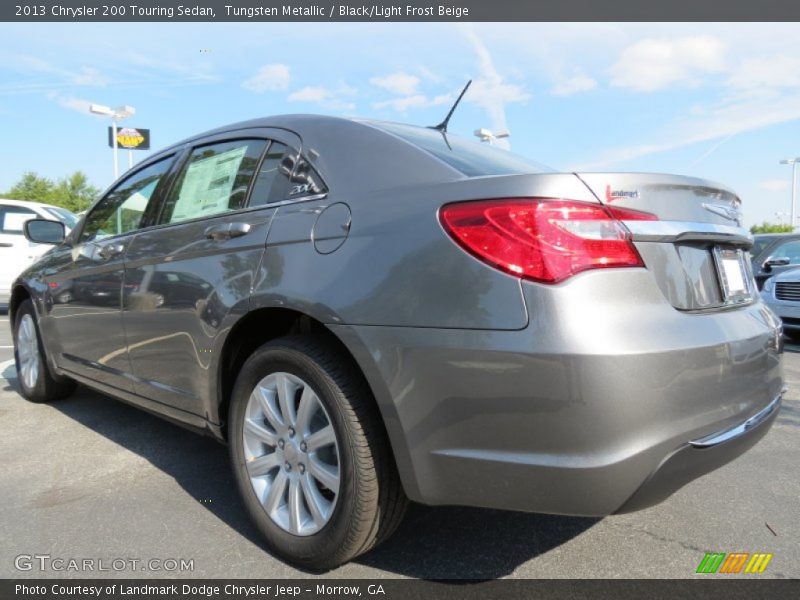 Tungsten Metallic / Black/Light Frost Beige 2013 Chrysler 200 Touring Sedan