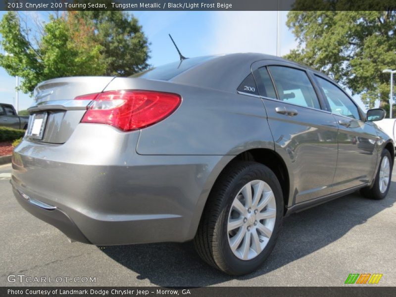 Tungsten Metallic / Black/Light Frost Beige 2013 Chrysler 200 Touring Sedan