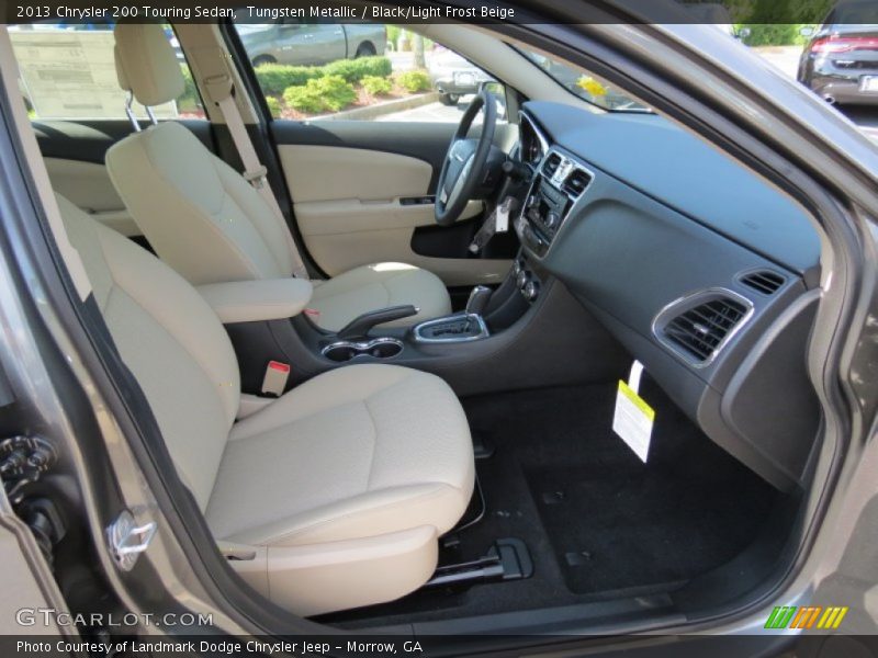 Tungsten Metallic / Black/Light Frost Beige 2013 Chrysler 200 Touring Sedan