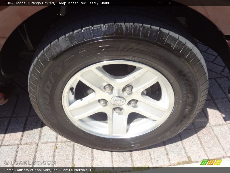 Deep Molten Red Pearl / Khaki 2004 Dodge Durango Limited
