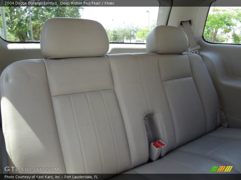Deep Molten Red Pearl / Khaki 2004 Dodge Durango Limited
