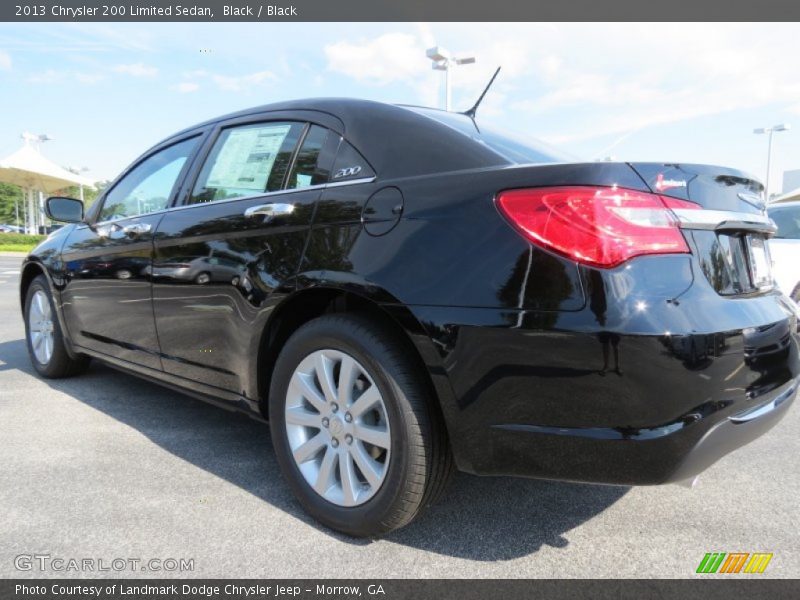 Black / Black 2013 Chrysler 200 Limited Sedan